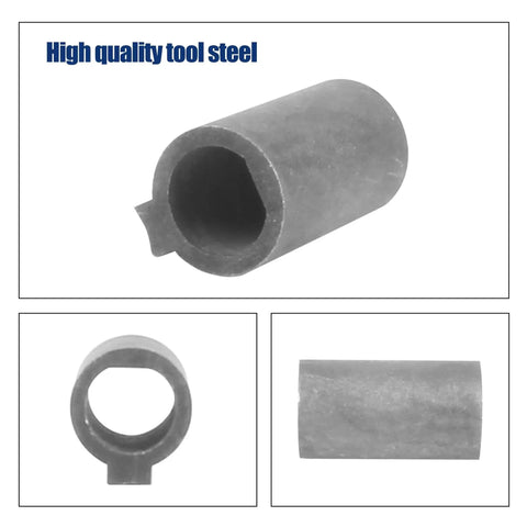8mm To 11mm Shaft Sleeve Adapter for RV30 Worm Gear Reducer, RV030 Gearbox. Precision tool steel sleeve for stepper motors.