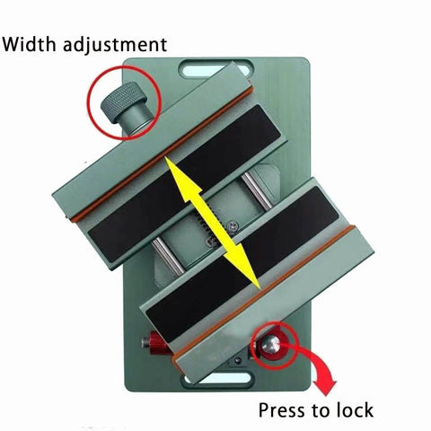 Must Have Pro Grade Rotary Clamp Back Cover Removal Tool for Glass Back Phones and Tablets with 360 Degree Adjustable Clamp