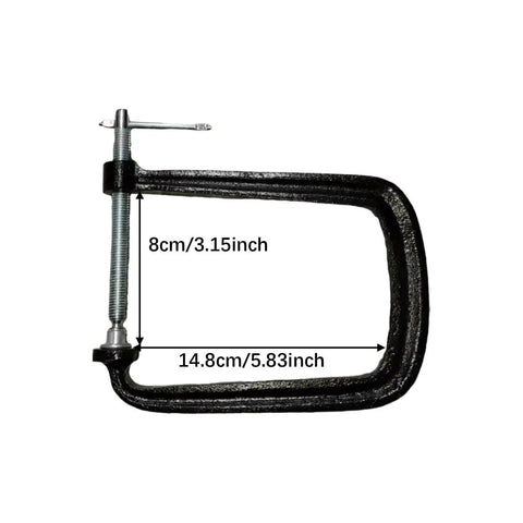 Easy Use Acoustic Guitar Bridge Install Clamp Kit For Folk Guitars, Glue And Seam Repair Tool, Metal Bridge Fixture Clip
