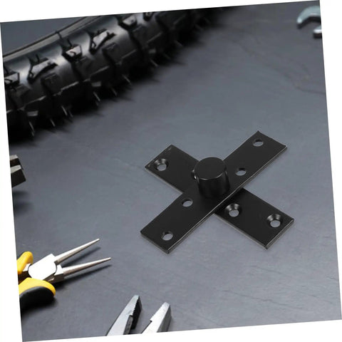 Hidden 360 Degree Stainless Steel Pivot Hinge For Doors And Bookcases Heavy Duty Invisible Concealed Hinge on workshop table.