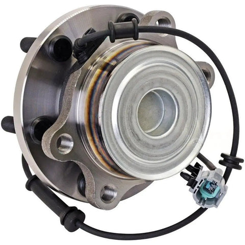 Close-up view of the Wheel Bearing And Hub Assembly Two Pack For Frontier Pathfinder Xterra And Suzuki Equator 2005 Through 2015 Models