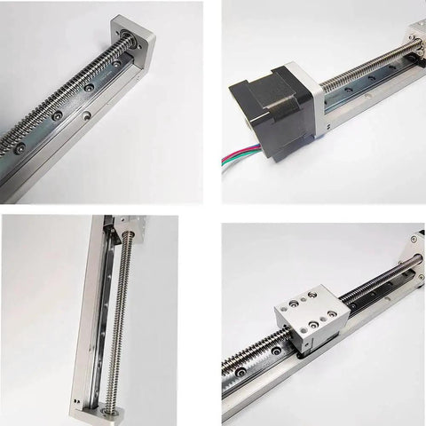Compact Linear Stage Actuator 150mm Travel CNC Slide Guide With Stainless Steel Construction Motorized Nema 14 Stepper