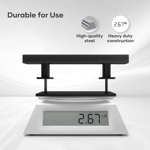 12 Inch Sliding Barn Door Handles And Pulls Hardware Rustic Double Sided Built Tough Heavy Duty Matte Black Powder Coated Finish Easy Install Square Style 2 Pack Set weighing 2.67 lbs