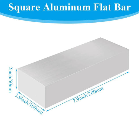 2 x 4 x 8 Inch Aluminum Flat Bar Stock 6061 Aluminum Block For Milling Lathe Work Machining And Welding Durability Corrosion Resistant