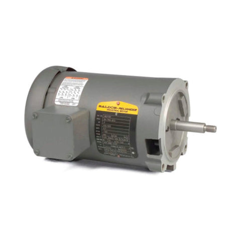 1.5 HP 3-Phase Electric Motor Single Unit, 1725 RPM, 60 Hz, 56J Frame, Open Drip Proof Enclosure, F1 Rotation, JM3154 Model
