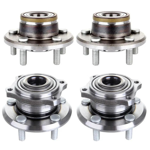 Front And Rear Wheel Bearing Hub Assembly 5 Lug Fits Chrysler 300 2005-2009 Dodge Charger 2006-2009 Dodge Magnum 2005-2008 513224 512301 Replacement For Both Front And Rear Wheels