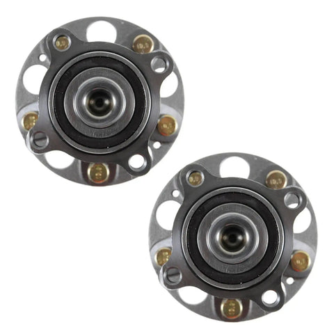 Rear Wheel Bearing And Hub Assembly Set 2 Piece Direct Fit DIY Friendly For 2008 To 2012 Honda Accord And 2009 To 2014 Acura TSX