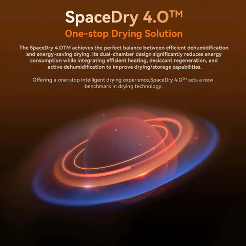 SpacePi X4 Filament Dryer Box For Four Spools 360 Degree Uniform Drying 200W PTC Dehydrator dual chamber image