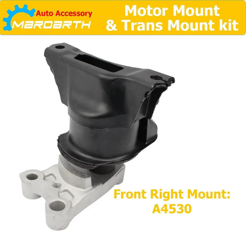 Front right engine mount A4530 from the set of 4 engine mounts and transmission mounts for 2006-2011 Honda Civic 1.8L automatic