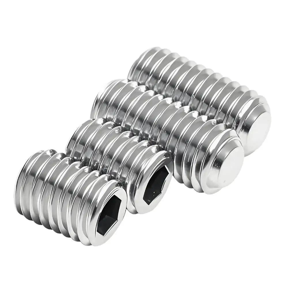 Fine Thread Stainless Steel Grub Screws M6-M16 Pack of...