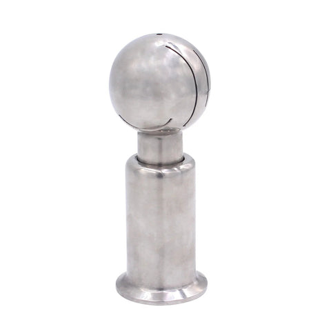 Rotary spray ball CIP cleaner, stainless steel 304, 360° spray, 1.5 inch tri-clamp connection