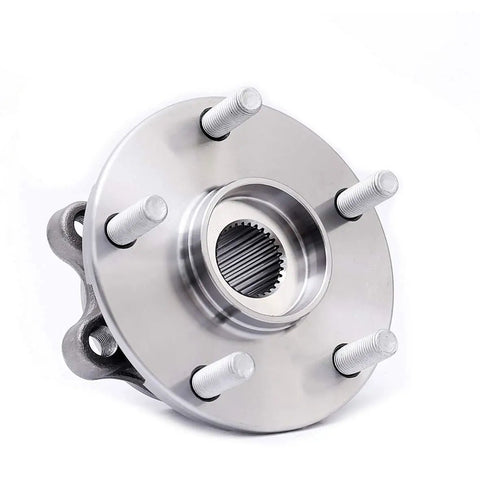 Front view of Front Wheel Bearing Hub Assembly Set for 2006 2012 Toyota RAV4 3.5L V6, 2013 2018 RAV4, 2011 2016 Scion tC