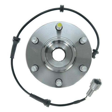 Direct Fit Front Wheel Bearing Hub Assembly For Frontier, Pathfinder, Xterra And Equator 2005 To 2018, 2005 To 2012, 2005 To 2015, 2009 To 2012 Bolt On Replacement