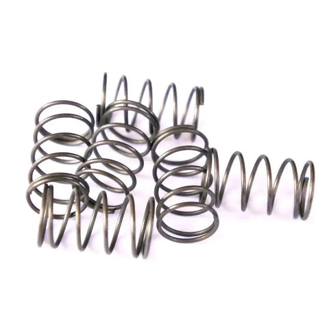 Poppet Spring No 25648, durable waterjet replacement part, precision fit for cutting machines, shown in multi-piece view.