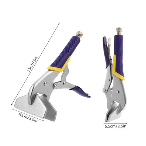 Heavy Duty Pro Grade Sheet Metal Bender Hand Seamer Pliers With Non Slip Textured Handle for flat jaw bending and flattening