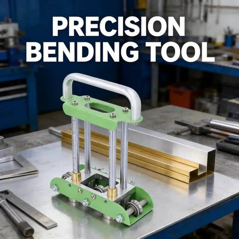 Two Station Sheet Metal Bender For Manual Bending Of Steel Aluminum And Copper From 0 To 90 Degrees With Lightweight Aluminum Handle