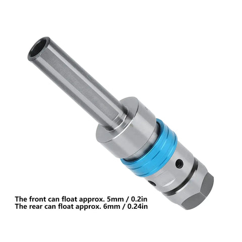 Floating Tap Holder For CNC Milling Machines With Telescopic Action And Straight Shank Adapter, ER20 Compatible Toolholder