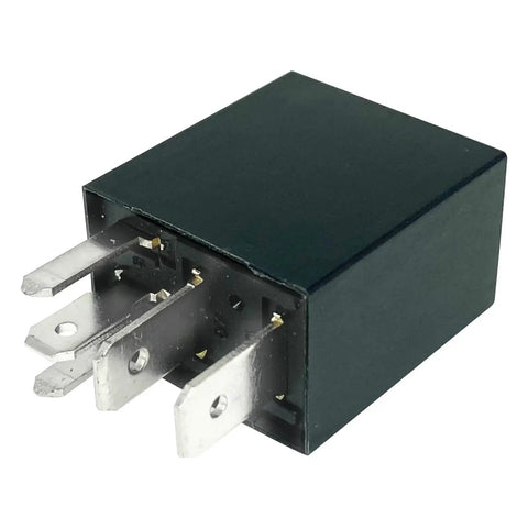 Close-up of Six Pack 12V DC Automotive Relays 40A 5 Pin SPDT High Current Relay Kit with 280 size terminals