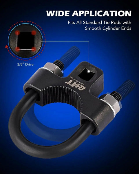 Inner Tie Rod Removal Tool Eighth Inch Square Drive Fits 27 To 44 Mm Ends with smooth cylinder ends view
