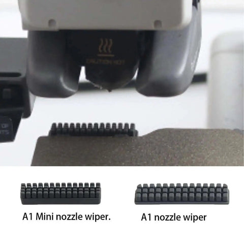 A1 and A1 Mini nozzle wipers for 3D printers from the All In One 3D Printer Tool Kit For A1 And A1 Mini Pro Grade Maintenance Set.