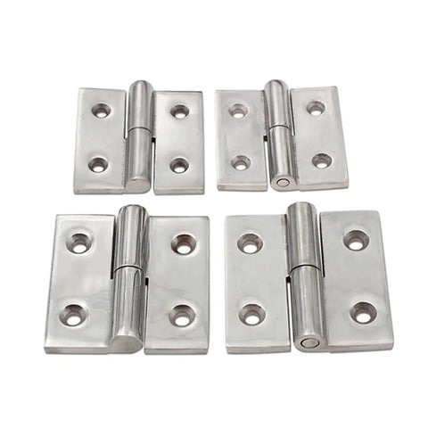 Beefy Heavy Duty Gate Hinges Built From 304 Stainless Steel for Industrial and Farm Gates, One Piece Construction, Durable Gate Hardware