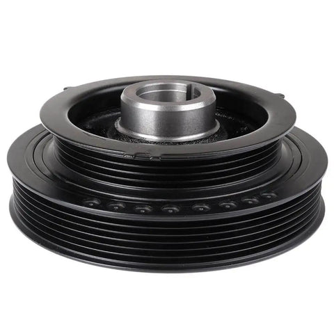 Close-up of Harmonic Balancer Crankshaft Pulley for Infiniti I30 and Nissan Maxima 3.0L, 1995-2001, 6.42 inch diameter
