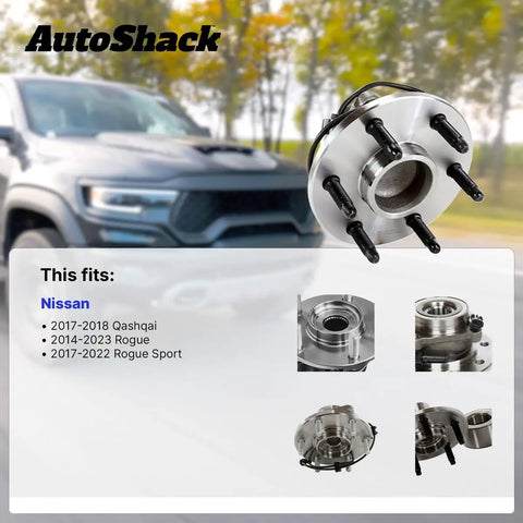 Front Wheel Hub Bearing Assemblies Left And Right With ABS Replacement For 2014 2023 Nissan Rogue And 2017 2022 Nissan Rogue Sport