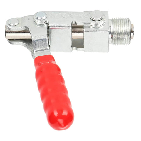 Quick Release Horizontal Clamp For Woodworking Jigs And Fixtures, Welding And Drill Press Setup, Heavy Duty High Strength Latch Clamp For Fast Metal Plate And Circuit Board Clamping, One Hand Operation, Durable Construction, front view