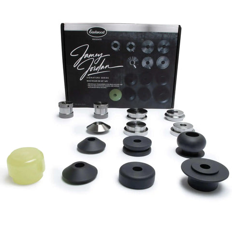 Signature Series Bead Roller Die Set For Metal Art And Fabrication Fourteen Piece Kit shown with dies and packaging