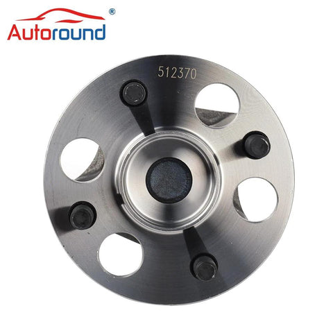 Rear Wheel Bearing And Hub Assembly 512370 for Toyota Yaris Prius C Scion IQ 4 lug with ABS Direct Fit top view