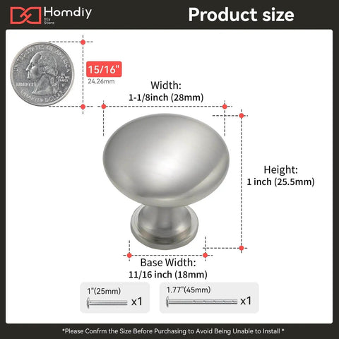 Satin Nickel Cabinet Knobs Set 15 Pack Round One And One Eighth Inch Dresser Pulls With Brushed Nickel Finish Zinc Alloy