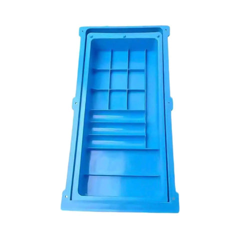 Double Storage Sewing Machine Table Drawer Organizer with Sliding Compartments for Case and Bobbin Gauge, Durable PP Material