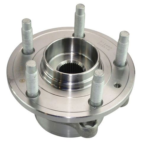 Front view of Front And Rear Wheel Bearing And Hub Assembly Set For Ford Explorer 2011-2012 And 2013-2019 Police Package DIY kit