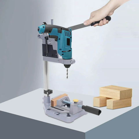 Beefy Sturdy Drill Press Adapter Stand For Floor Or Table Use Universal Bench Clamp For Drill Workbench And Repairs Aluminum Base