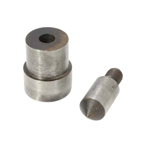 Punching Die Set for Hand Press Grommet Machine With 6mm 10mm 12mm Eyelet Hole Punch Tools, Pointed Type for Material 1-9mm Thick