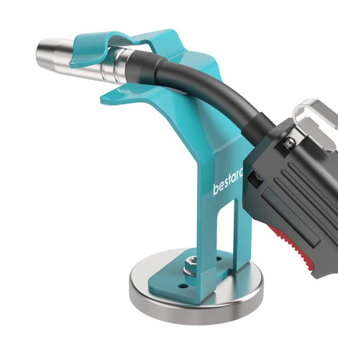 Sturdy Magnetic MIG Welding Torch Holder With Anti Rust Coating And Smooth Electroplated Finish Boss Magnetic Base For Quick Attachment