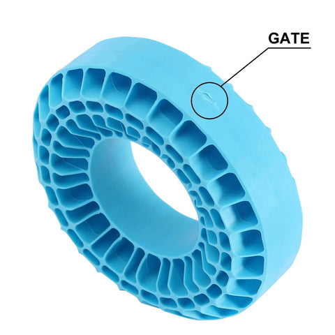 Silicone Rubber Inserts For RC Crawlers 118 To 122 Mm Wheel Tires With 4.75 Inch Outer Diameter Blue Medium Hardness