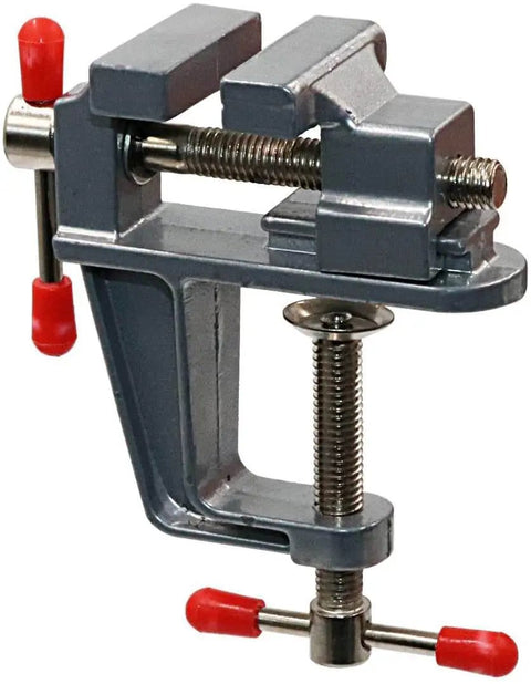Compact Jeweler Table Clamp Vise For Hobbyists And Woodworking, Mini Bench Vise With 360 Degree Rotation, Heavy Duty Metal Work Clamp For Crafts
