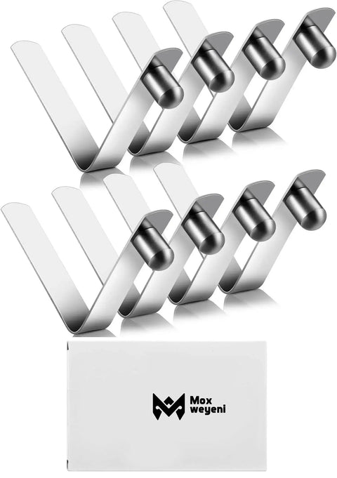 Heavy Duty Push Button Spring Clips Eight Pack For Kayak Paddle And Tent Pole Connections 6mm Stainless Steel Locking Tube Pins For Camping Outdoor Gear Silver Ideal For Outdoor Enthusiasts And Rugged Campsites Moxweyeni