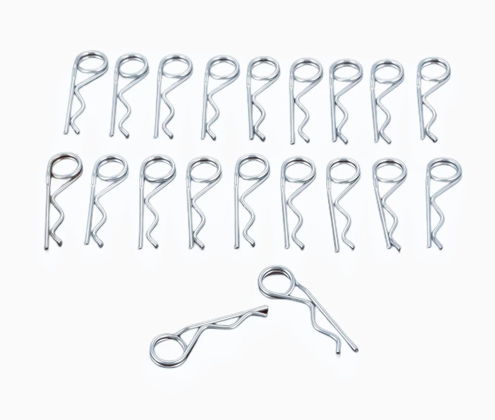 Beefed Up Heavy Duty Steel Double Coil R Clip Hair Pin...