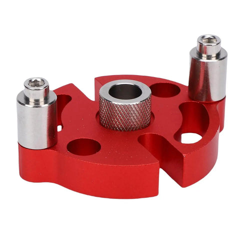 Self Centering Doweling Jig For Woodworking And Furniture Assembly, Aluminum Alloy Dowel Jig Kit With 3 Stainless Steel Drill Bushings