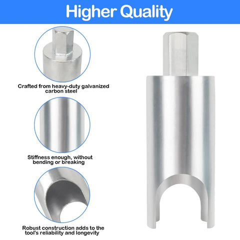 RV Water Heater Pressure Relief Valve Remover Socket Tool for Campers Motorhomes and Boats, 7/8 inch wrench compatible