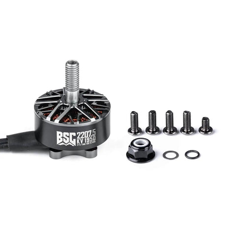 2100KV FPV Motor For 5 Inch Drones, 2207.5 Size, N52H Magnets, 6S Compatible, with screws and nuts