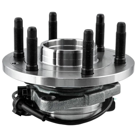 Front Wheel Bearing And Hub Assembly For 4WD 6 Lug With ABS Fits Chevy Silverado 1500 Suburban Tahoe GMC Sierra 1500 Yukon XL Cadillac Escalade 2015-2020 4x4 Premium Quality Durable Low Noise Precision Fit Beefed Up For Long Lasting Performance