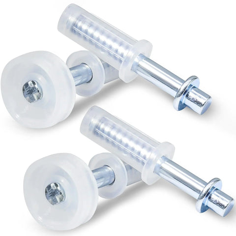 8 Piece Bi Fold Door Top Roller Guide Wheel With Spring Loaded Pivot Hardware Kit for folding pocket doors accordion doors