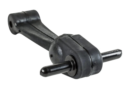 6 Inch Heavy-Duty Rubber Hood Catch With Zinc-Plated Brackets And Pin T-Handle Rubber Latch For Securing Truck Boxes