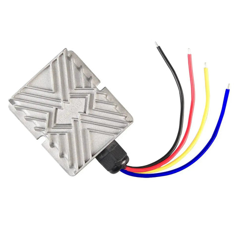 Isolated DC To DC Converter 30V 120V Input To 12V Output 10A 120W Step Down Power Supply with high frequency capacitors and wiring