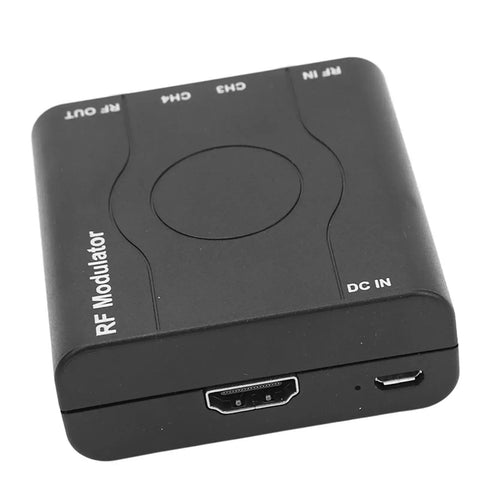RF Modulator Adapter With HDMI Input For NTSC Output And 1080P PLL Controlled VHF Modulation Coaxial Converter For Old School TVs