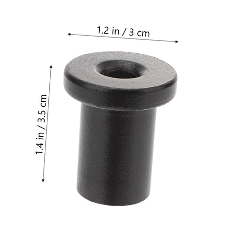 Five Pack Barn Door Track Spacers Black Connectors for Sliding Barn Doors Wall Mount Hardware