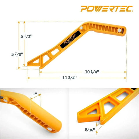 Deluxe Push Stick Set For Table Saws And Router Tables Two Pack With Magnetic Push Stick And L Shaped Push Stick Ergonomic Handles